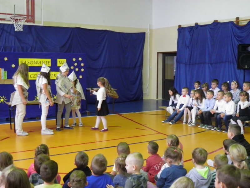 Pasowanie na ucznia klasy I.